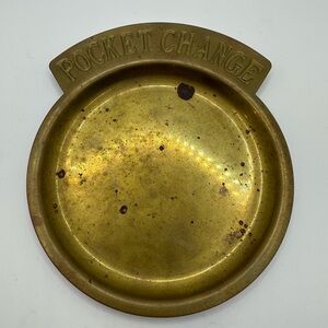 Round Gold Coin Tray